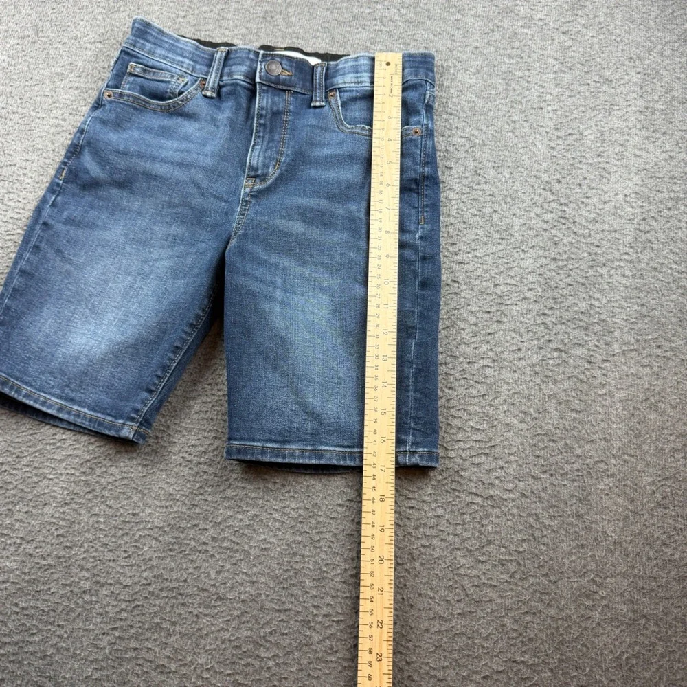 Old Navy Denim Shorts Boy's Size 14 Blue 360 Stretch Slim Built-In Tough